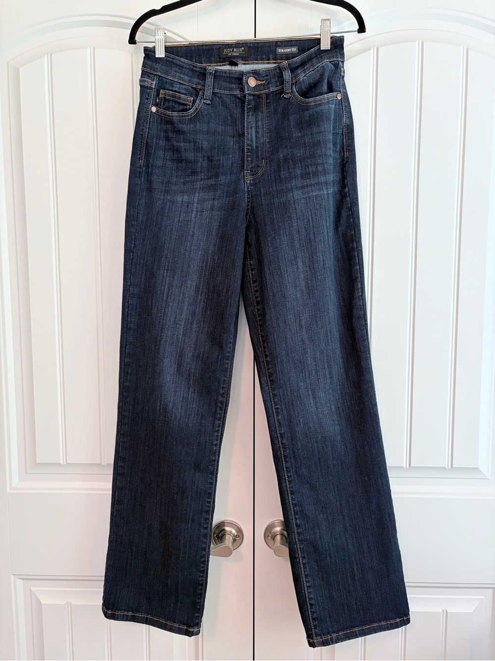 Judy Blue High Waist Straight Fit Women's Jeans Dark Wash Size 7 / 28